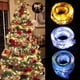 thumbnail image 1 of Cinta de hadas luz decoración de Navidad adornos de árbol de Navidad para el hogar arcos luces de cadena Navidad Año Nuevo brillar Hogar, 1 of 5