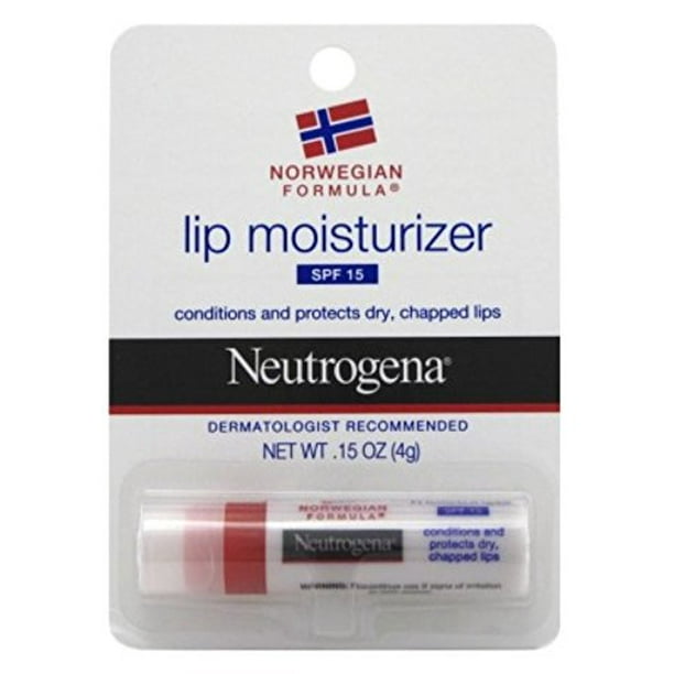 Neutrogena Norwegian Formula Lip Moisturizer, SPF 15, 0.15 Ounce