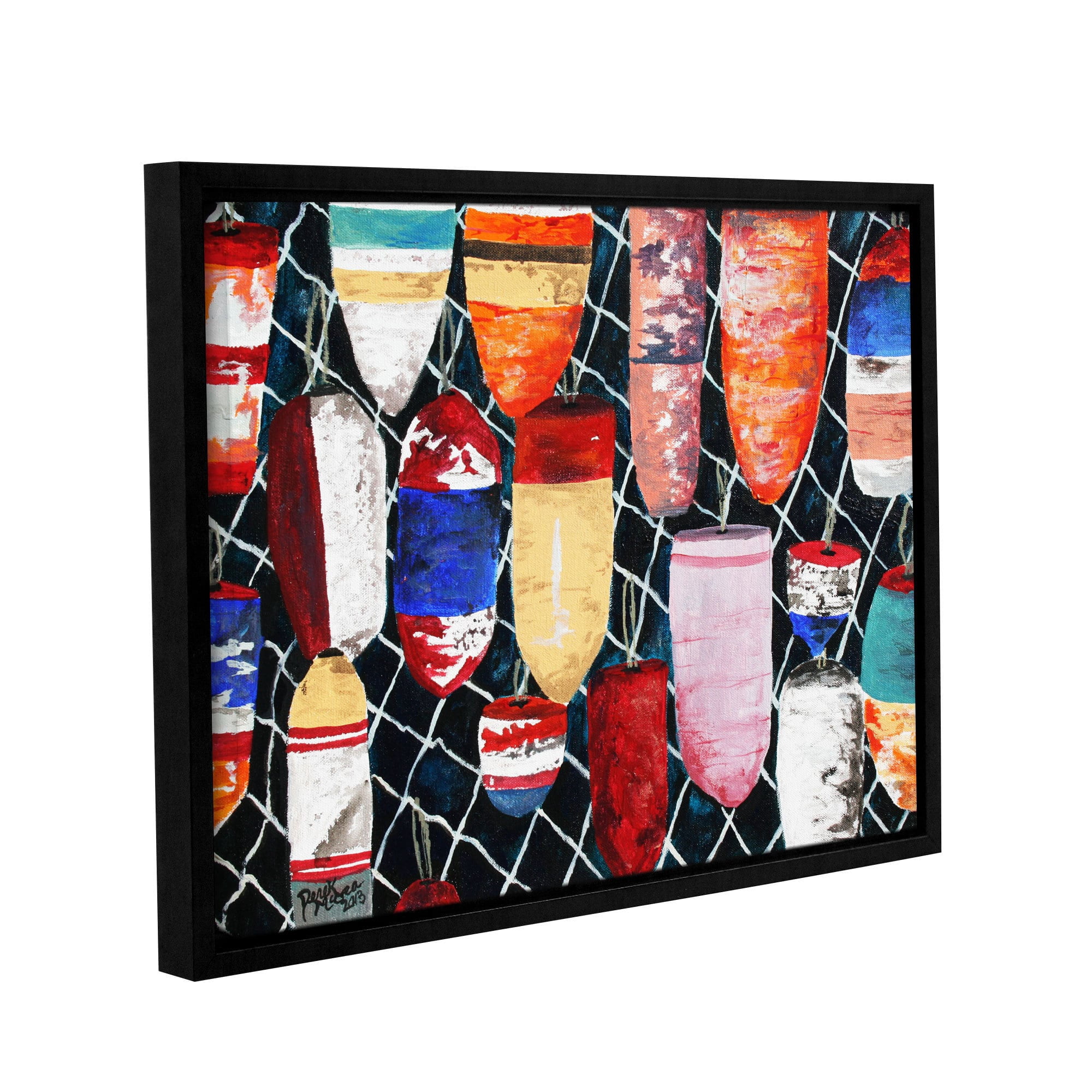 ArtWall Derek Mccrea "Buoy Painting" Gallery-wrapped Floater-framed Canvas