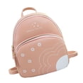 thumbnail image 1 of Qarigey Mini para mujer, moda informal con estampado de flores, paquete de cuero PU, bolsa de teléfono de Color sólido para acampar al aire Mochilas Rosa Qarigey AP006181-06, 1 of 6