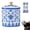 s5, variant on Ceramic Salt Cellar with Lid, 8.5 oz Small Vintage Floral Salt Holder Container for Countertop, Airtight Spice Jar, Kitchen Storage Dish for Coffee, Sugar, Spices and Candies