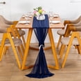 thumbnail image 1 of Fiudx Bandera de Mesa de Gasa, Elegante Decoración para Bodas, Tela Suave y Ligera, Versátil para Fiestas, Perfecta para Decoración de Hogar y Hotel, Disponible En Varios Colores, Tamaño 70 X 300 Cm., 1 of 6