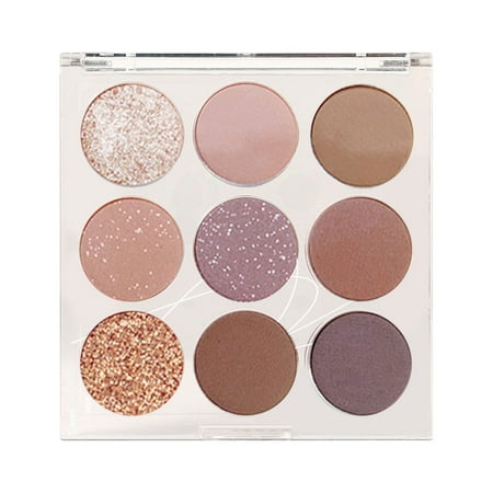 

9 Color Eyeshadow A Variety Of Delicate Textures Earth Colored Pearlescent Powder And Sequined Eyeshadows Cool Base Sensitive Makeup Geller Real Deal Concealer Belle En Argent Concealer Stick