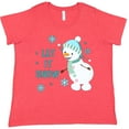thumbnail image 3 of Inktastic Let It Snow Snowman Women's Plus Size T-Shirt, 3 of 5