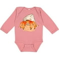 thumbnail image 3 of Inktastic Cute Hermit Crab on Beach Boys or Girls Long Sleeve Baby Bodysuit, 3 of 5