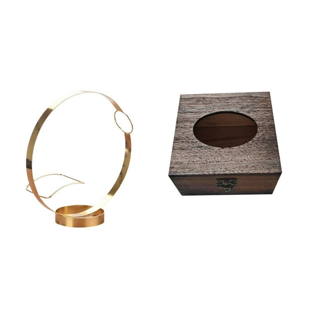 Portabotellas de vino,Soporte para botellas de vino,soporte para botellas de vino,estante de hierro,Decoración de gabinete de vino tinto de regalo de barra de cocina,Estuche para pañuelos de