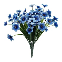 6PC Artificial Flowers Bouquet Decoration Bridal Wedding Flower Real Latex Home Artificial Flowers