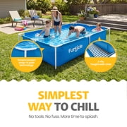 Funsicle Activity Lap 7' x 5' x 24 Family Above Ground Swimming Pool