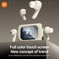 thumbnail image 2 of Xiaomi - Nuevos auriculares multifunción con pantalla táctil y Bluetooth 5.4 ANC+ENC H12, auriculares inalámbricos, dos pares de auriculares por caja, 2 of 5