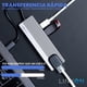 thumbnail image 5 of Hub USB C LINKON Plata con HDMI 4K Ethernet y Carga Rápida 87W, 5 of 7