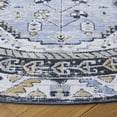 thumbnail image 3 of SAFAVIEH Bayside Sherwood Oriental Polyester Area Rug, Blue/Navy, 6'7" x 6'7" Round, 3 of 10