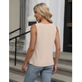 thumbnail image 2 of Womens Summer Tank Top Sleeveless Business Casual Outfits 2024 Basic Loose Dressy Work Shirt, 2 of 5