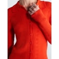 thumbnail image 4 of Free Assembly Women's and Women's Plus Pointelle Trim Cardigan Sweater, Lightweight, Sizes XS-4X, 4 of 5