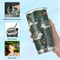 thumbnail image 6 of SKYSONIC Hedgehogs Tumbler Stainless Steel Double Wall Vacuum Reusable Insulated Mug with Straw and Built-in Coaste for Cold and Hot Beverages, 20oz, 6 of 7