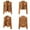 Gold, variant on EGNMCR Womens Long Sleeve Jacket, Long Sleeve Hoodless Casual Outwear & Jackets Women's Slim Leather Stand Collar Zip Motorcycle Suit Belt Coat Jacket Tops Women Coat