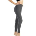 thumbnail image 2 of Huresd Workout Leggings for Women High Waist Compression -Pocket No See Through Tummy Control Cycling Workout Yoga Pants Gray M, 2 of 7