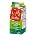 Good Karma Unsweetened Flaxmilk + Protein, Half Gallon