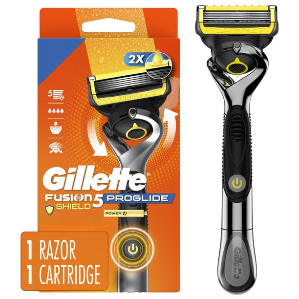 Gillette Fusion5 ProShield - Cuchilla de afeitar para hombre (mango y 1 cuchilla de recambio)
