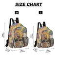 thumbnail image 2 of FORMRS Mini Backpack Purse for Women Travel Daypack Casual Shoulder Bag, Bright Skeleton, 2 of 7