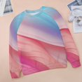 thumbnail image 6 of Colorful Marble Pattern Womens Oversized Sweatshirts Hoodies Crewneck Casual Tops Comfy FallWinter Clothes 2024, 6 of 7