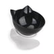 thumbnail image 2 of Cuenco de mascotas Antideslizante 15 ° Comida inclinada Potinaje Contenedor de agua con soporte elevado Protección Protección Piel de alimentación Hogar Pequeño Animales 1 tazón negro Advancent PT000726-03, 2 of 7