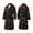 A-Black1830, variant on XIAOCHA Mens Viking Raven Print Robe Shawl Collar Wrap Bathrobe Belt Pocket Nightgown