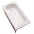 thumbnail image 2 of Toto FBY1515RP#01 FBY1515RP Cotton White Enameled Cast Iron Bathtub, 2 of 2