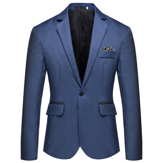 Traje de hombre entallado de un solo pecho, moda juvenil, informal, para banquete de boda, chaqueta