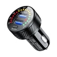 thumbnail image 1 of Cargador de coche con interruptor de asiento, encendedor de cigarrillos, enchufe de conversión, cargador de coche, cargador rápido de teléfono móvil, puerto USB para coche, 1 of 1