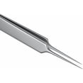 thumbnail image 2 of QUUPY Precision Stainless Steel Open Tweezers - Acne & Blackhead Remover - Splinter Removal Tool - Silver, Modern Style, 2 of 8