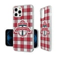 thumbnail image 2 of Toronto FC iPhone Plaid Design Clear Case, 2 of 7