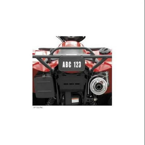 Quadboss ATV License Plate Kit - Black