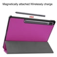 thumbnail image 5 of Allytech Case Fits Samsung Galaxy Tab S8+ Plus 12.4 2022 (SM-X800/X806) / Tab S7 FE 12.4-Inch 2021 T730/T733/T736/T738/ Tab S7 Plus 12.4 2020 T970/T975, Slim Kickstand Back Cover Auto-Wake - Purple, 5 of 7