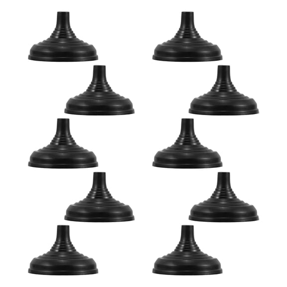 OUNONA 10pcs Plastic Round Base Mini Flag Holder For Desk Office Table Flag Stand Plastic Flagpole Base Stand Desk Flagpole Holder