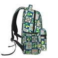 thumbnail image 3 of Rocae Lemon and Leaves Print Lightweight Casual Backpack Travel Hiking Backpack Carry on Laptop Backpack, 3 of 5