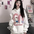 thumbnail image 1 of Sanrio-suéter de Hello Kitty con estampado de dibujos animados, sudaderas con capucha americana Y2K picante para chicas, moda Retro, abrigo de Hip Hop para parejas, regalo de Halloween, 1 of 4