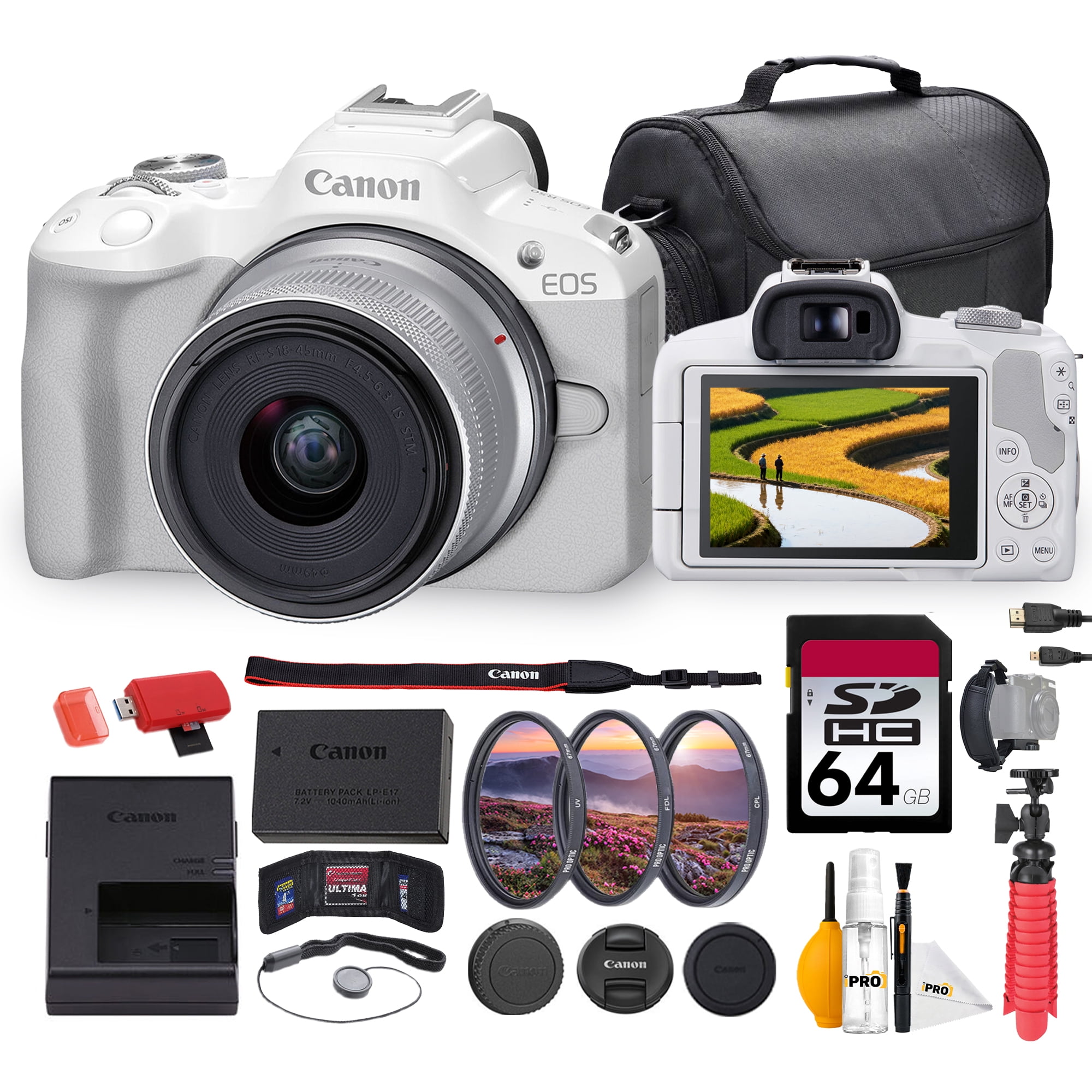 Professional Nikon D5600 DSLR Camera Kit with 18-55mm Lens, 2x