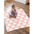 thumbnail image 4 of Cute Ghost Pumpkin Pink Blanket Halloween Lightweight Throw Blanket for Women Men Soft Cozy Fleece Couch Living Room Bed Blanket for Kids Girls Boys—All Season X-Small 40x30In (Toddler) PET, 4 of 6