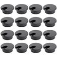 thumbnail image 1 of Shisuyan 30pcs Desk Wire Grommet Black Plastic with Simple Design for Home Users, 1 of 9