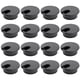 thumbnail image 1 of 30 piezas de tapas para orificios de cables, color negro, para mesa, puerto de salida de cables, pasacables para escritorio, 1 of 5