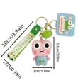 thumbnail image 2 of Porte-clés Pendentif Poupée Frog Mignon Dessin Animé Décompression Pince Porte-Clés Sac d'École, 2 of 4