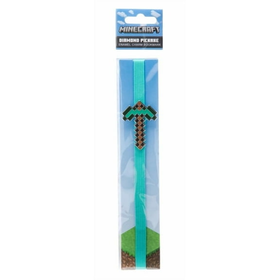 Minecraft: Diamond Pickaxe Enamel Charm Bookmark (Bookmark)