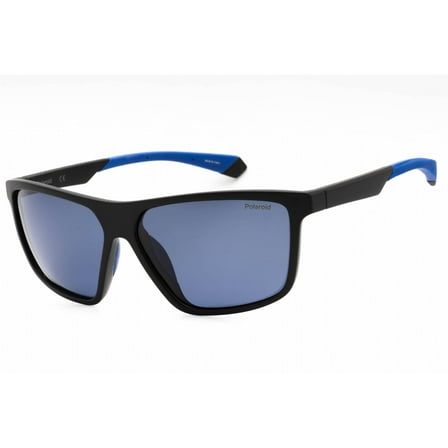 Polaroid Core PLD 7044/S 00VK C3 Men's Matte Black Blue Sunglasses