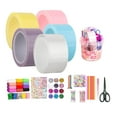 thumbnail image 3 of Dalazy Blow Bubbles Double Sided Tape for Kids Classroom DIY Craft Handmade Ball 5 Rolls Storage Box 5 Colors, 3 of 9
