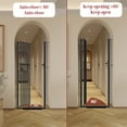 thumbnail image 4 of KORIMEFA 63" Extra Tall Baby Gate for Stairs 30"-33" Extra Wide Dog Gate for Doorways Hallways, Pressure Mounted Child Gate for Wide Opening, Auto Close Personal Safety for Babies and Pets, Black, 4 of 13