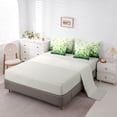 thumbnail image 5 of Erosebridal Green Square Twin Bedding Sets 7-Piece for Boys, Pixelate Miner Bedding Comforter Set, 5 of 7