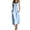 *Blue, variant on VBVC Women's Color Block Collar Sleeveless Midi Dress,Button Detail Shift Dress For Women,Ladies' Casual Peter Pan Collar Tunic Dress with Pockets,White,S-2XL