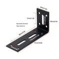 thumbnail image 5 of 1 Pcs Heavy Duty Industrial L Shape Adjustable Corner Shelf Brackets, 5 of 14