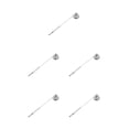 thumbnail image 3 of Bewildely Extintor de velas Mango largo Fiesta Hogar Apagallamas Mecha de seguridad de mano pulida Extinguir Plata Type2 NO2 Bewildely CBP381365, 3 of 5