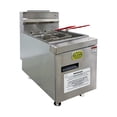 thumbnail image 3 of 35lbs Natural Gas Countertop Fryer Three Tube Burners 70,000BTU, 3 of 10